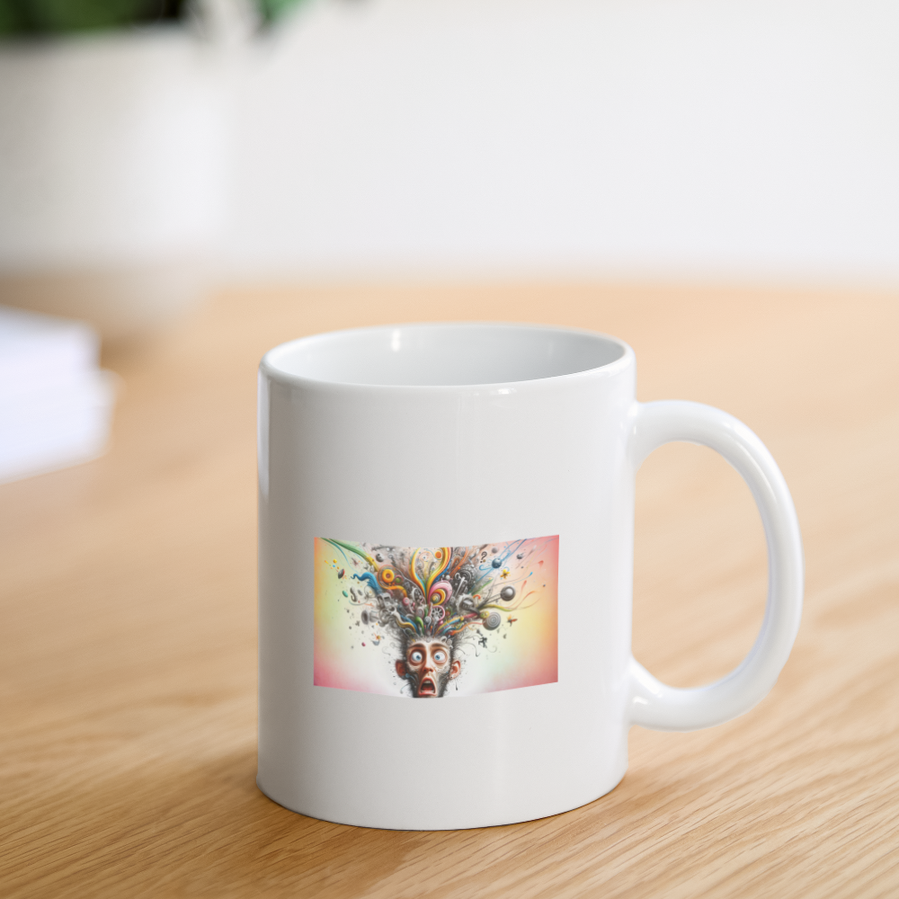 Kopffurz - Tasse - Weiß