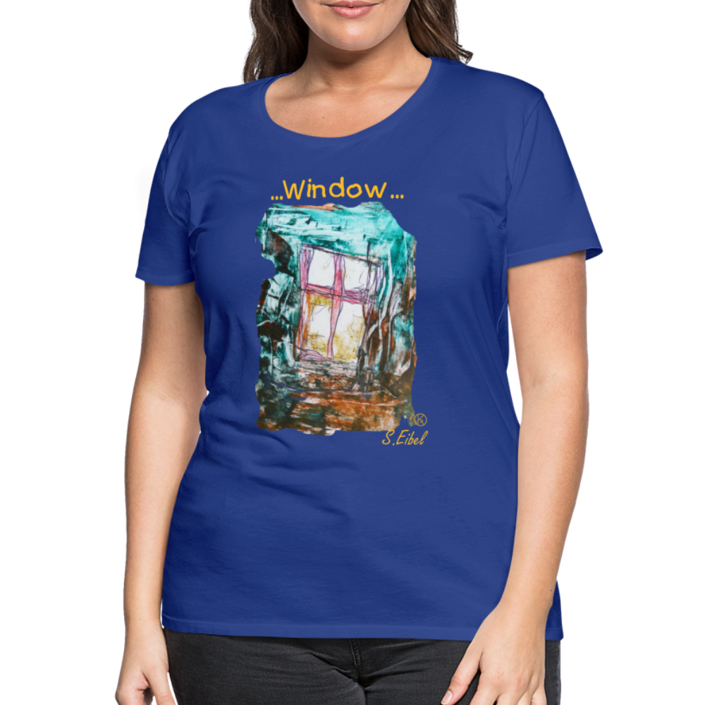 Window - eibelartig - Frauen Premium T-Shirt - Königsblau
