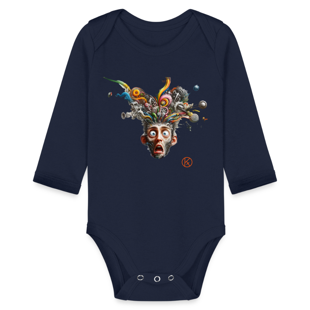 Showroom - Baby Bio-Langarm-Body - Dunkelnavy