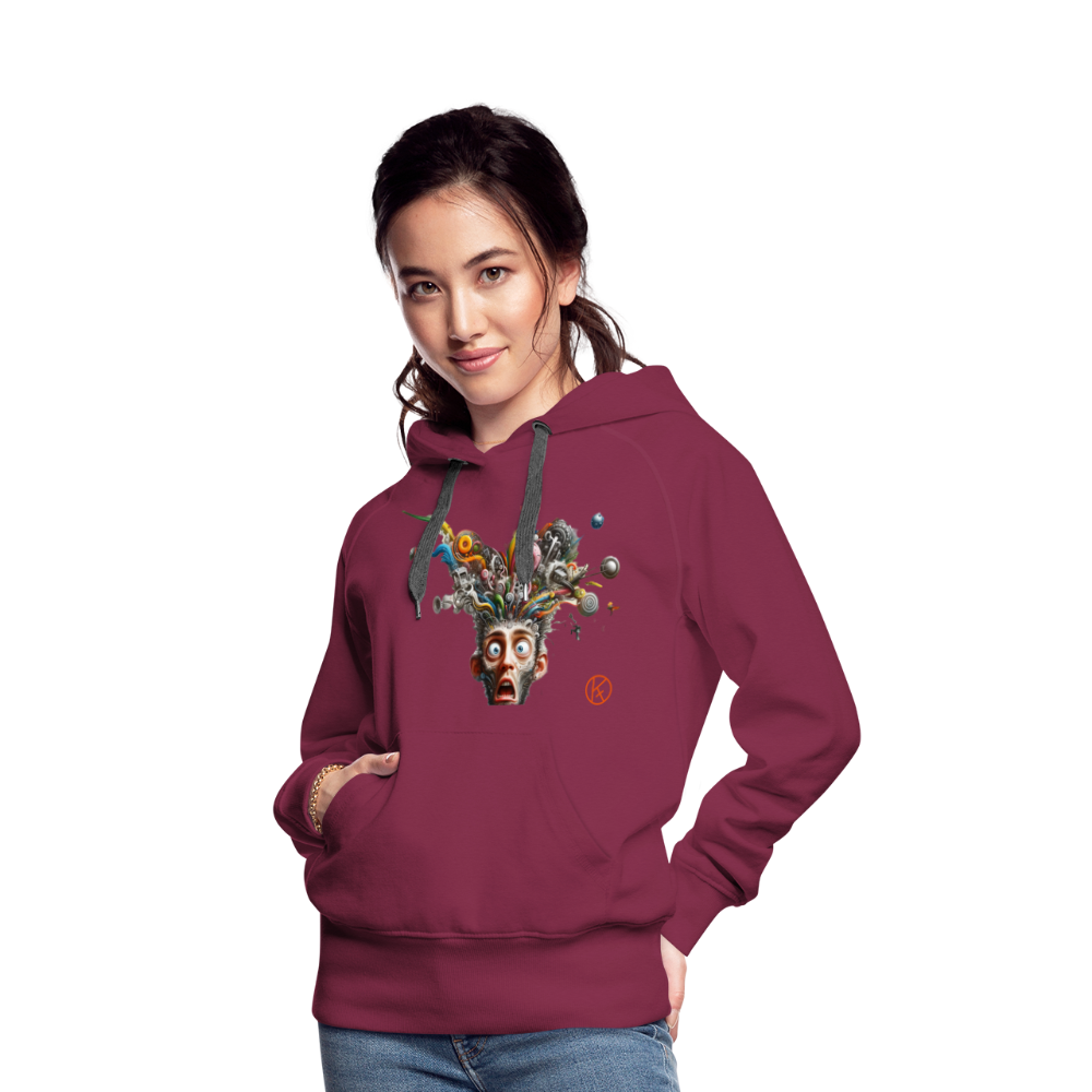 Showroom - Frauen Premium Hoodie Spreadshirt - Bordeaux