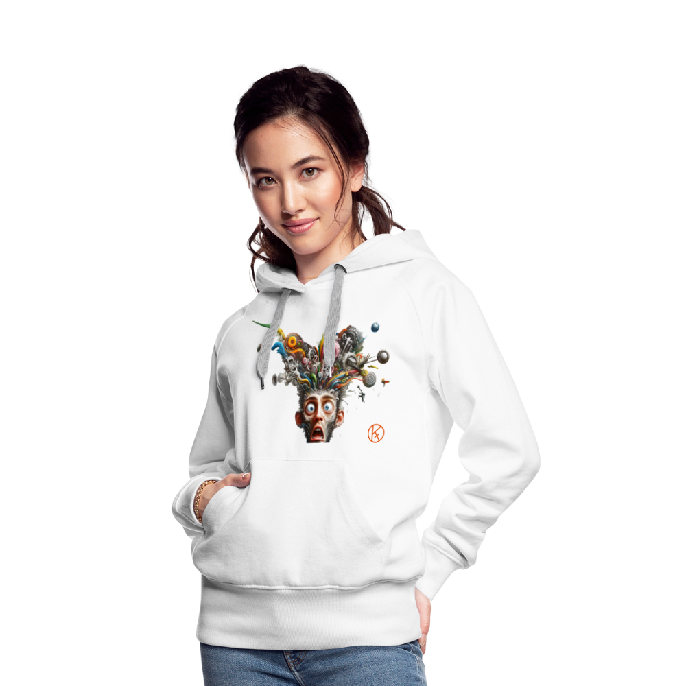 Showroom - Frauen Premium Hoodie Spreadshirt - Weiß