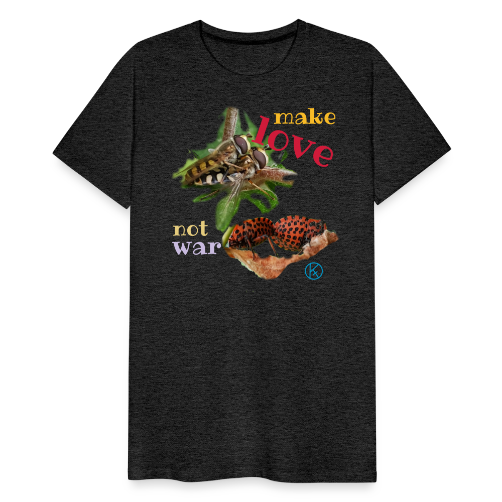 make-love - tierisches - Männer Premium T-Shirt | Spreadshirt 812 Spreadshirt - Anthrazit