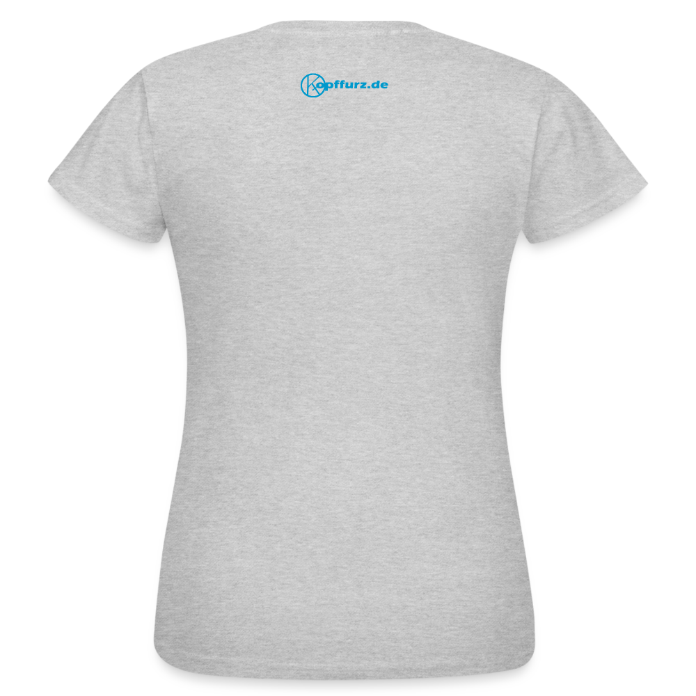 make-love - tierisches - Frauen T-Shirt - Grau meliert