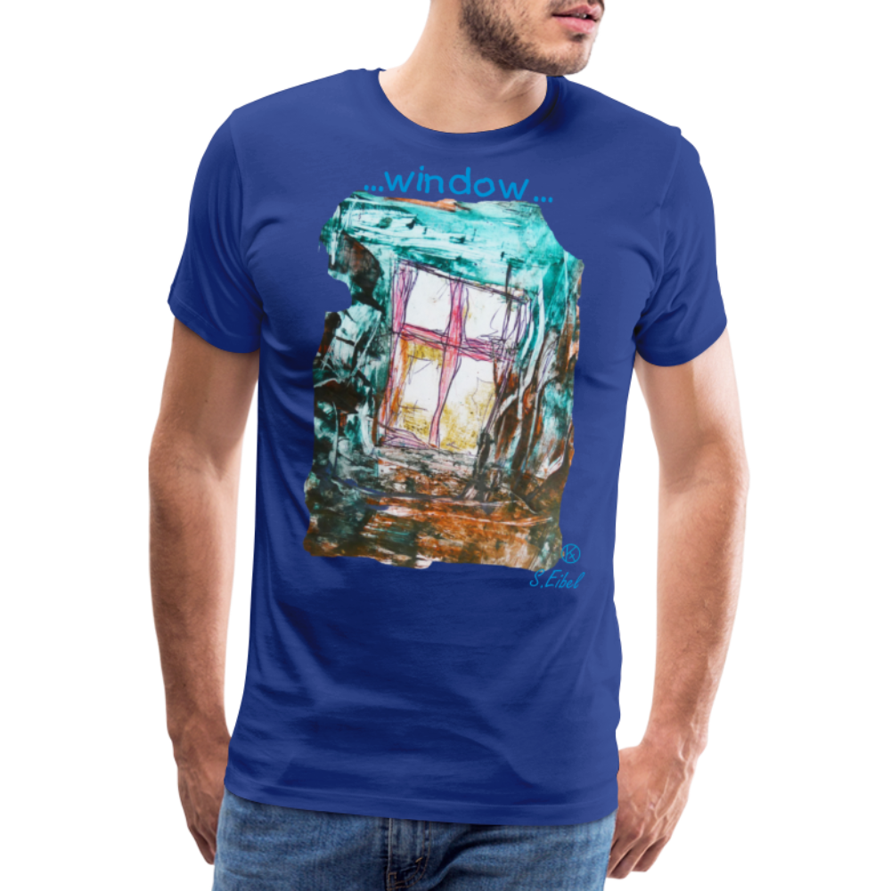 Window - eibelartig - Männer Premium T-Shirt - Königsblau