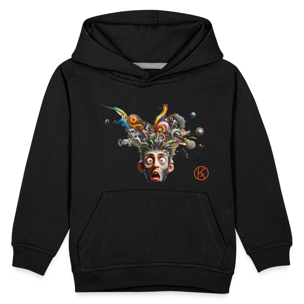 Showroom - Kinder Premium Hoodie Spreadshirt - Schwarz
