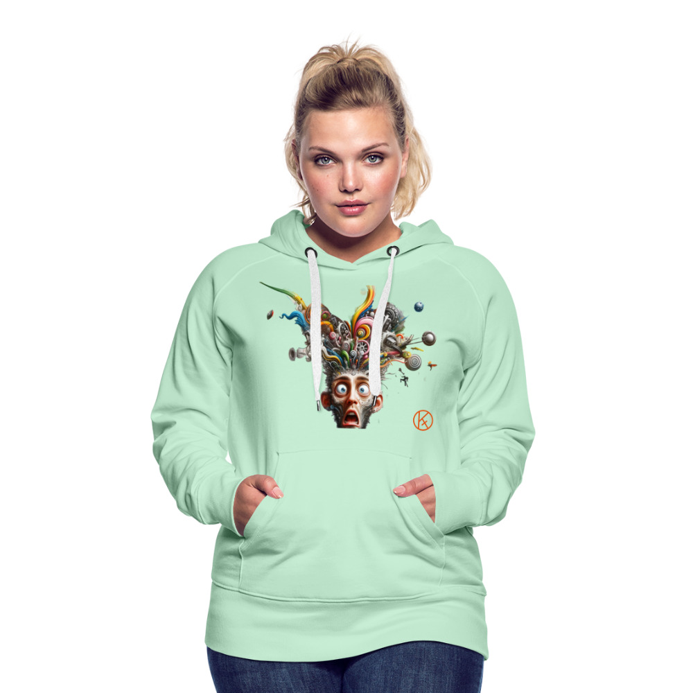 Showroom - Frauen Premium Hoodie Spreadshirt - helles Mintgrün