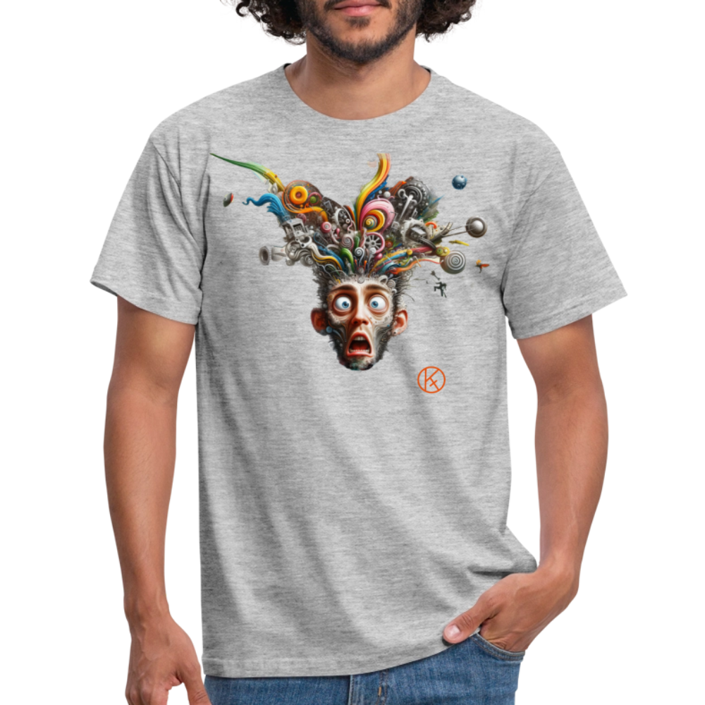 Showroom - Männer T-Shirt Gildan - Grau meliert