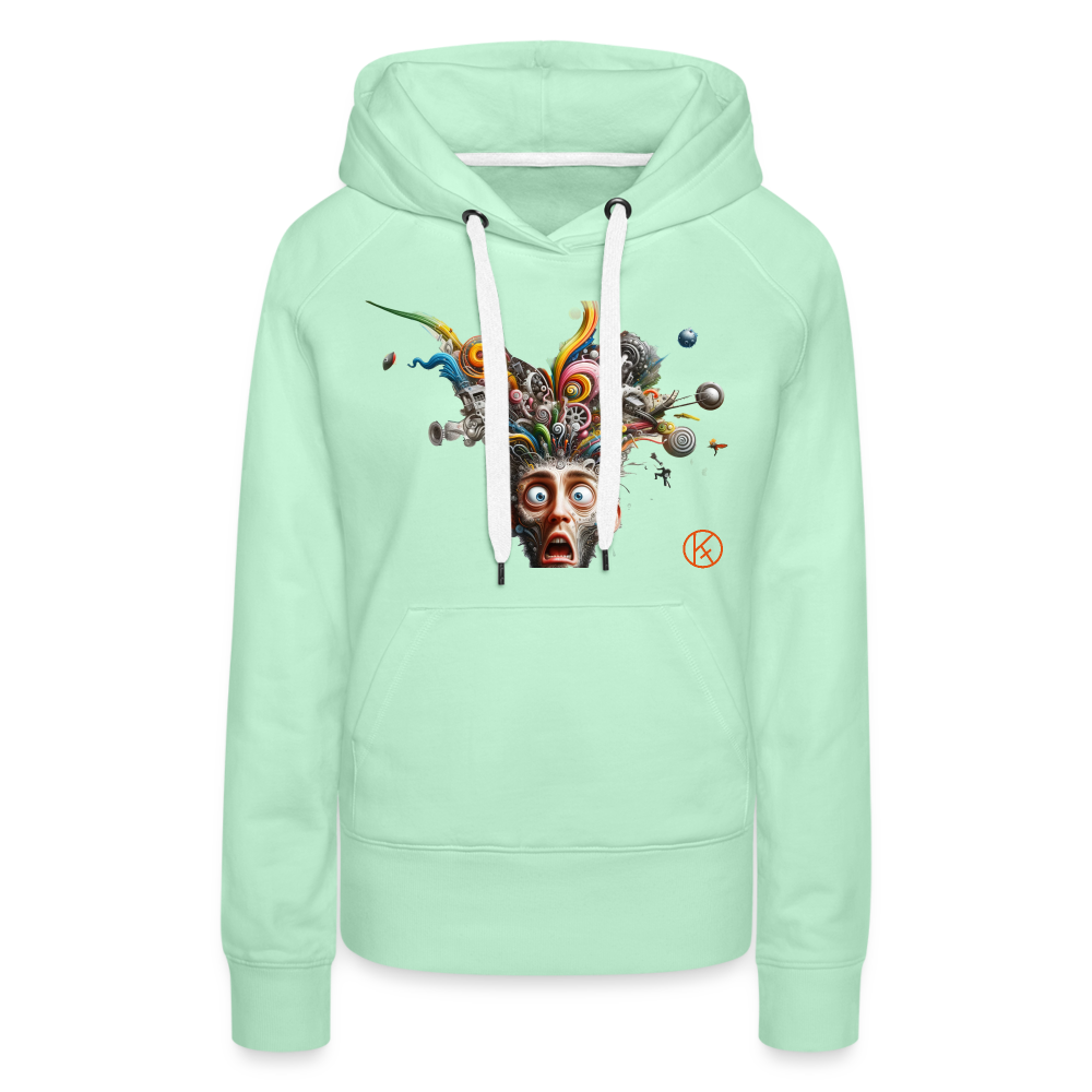 Showroom - Frauen Premium Hoodie Spreadshirt - helles Mintgrün