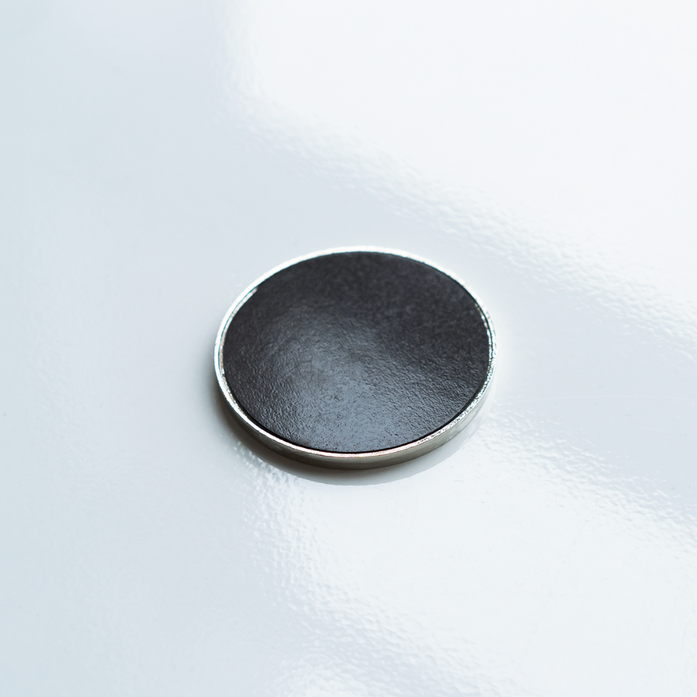 Kopffurz - Runder Kühlschrankmagnet - Weiß