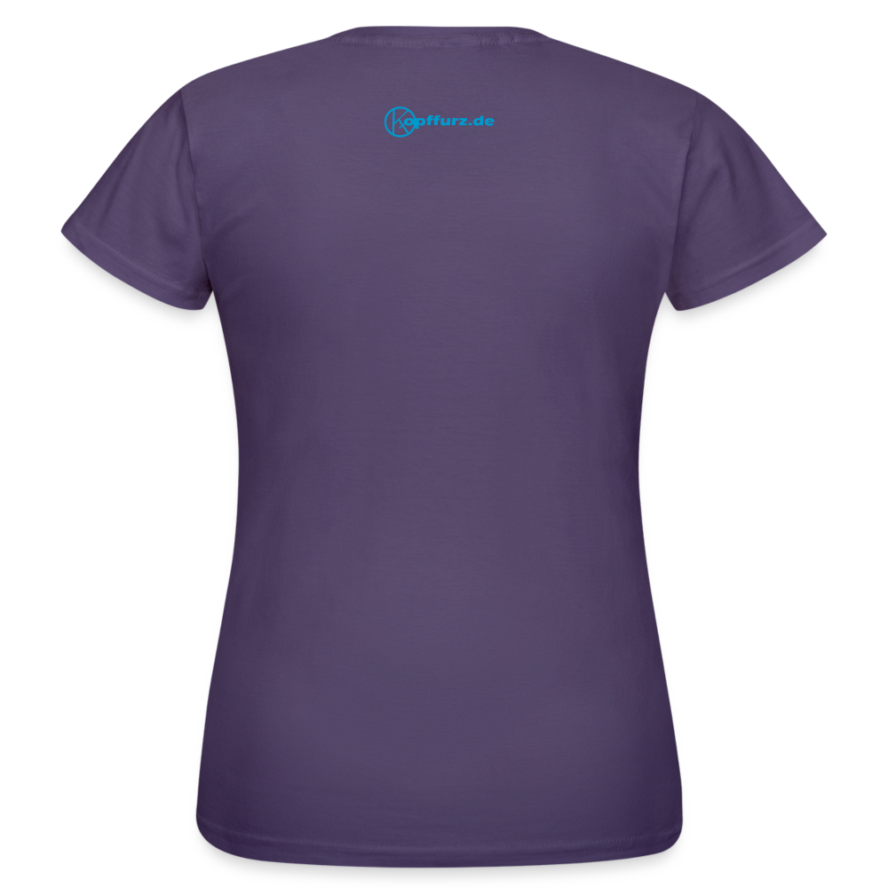 make-love - tierisches - pastell - Frauen T-Shirt - Dunkellila
