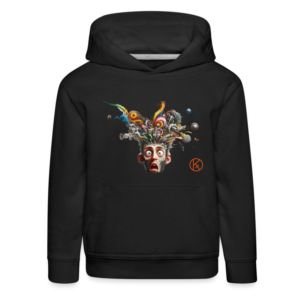 Showroom - Kinder Premium Hoodie Spreadshirt - Schwarz