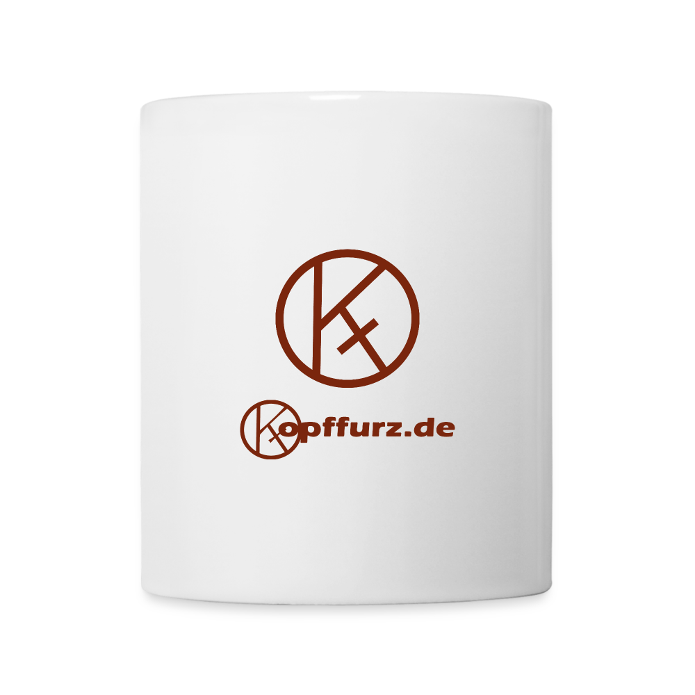 Kopffurz - Tasse - Weiß