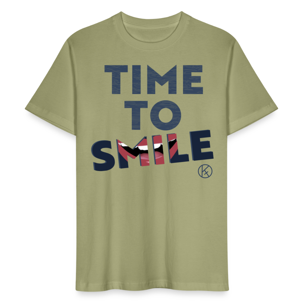 Time to smile - Stanley/Stella Unisex T-Shirt CRAFTER Stanley Stella - Nebelgrün