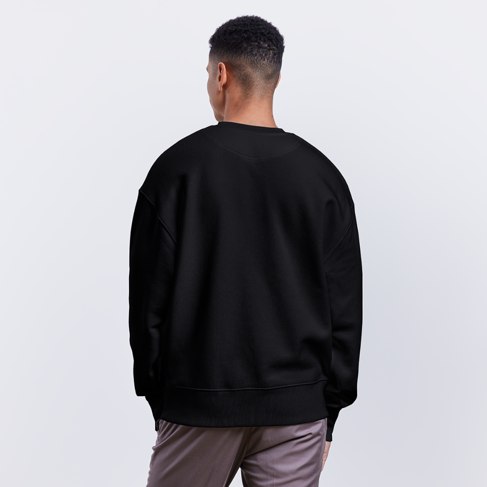 habe aufgestanden - Stanley/Stella Unisex Oversize Bio Pullover RADDER - Schwarz