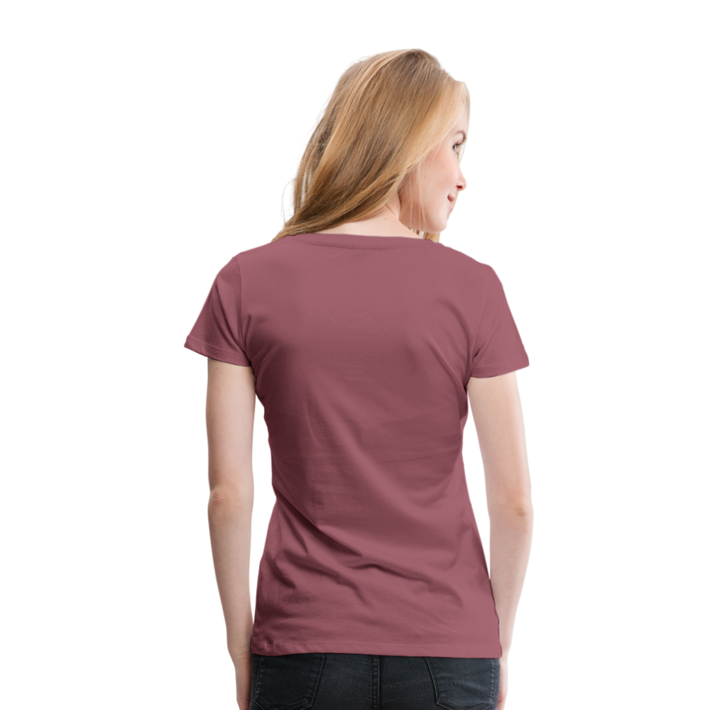crazy - witzig - Frauen Premium T-Shirt Spreadshirt - Malve