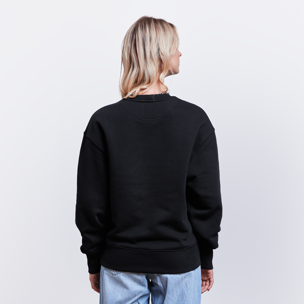 habe aufgestanden - Stanley/Stella Unisex Oversize Bio Pullover RADDER - Schwarz