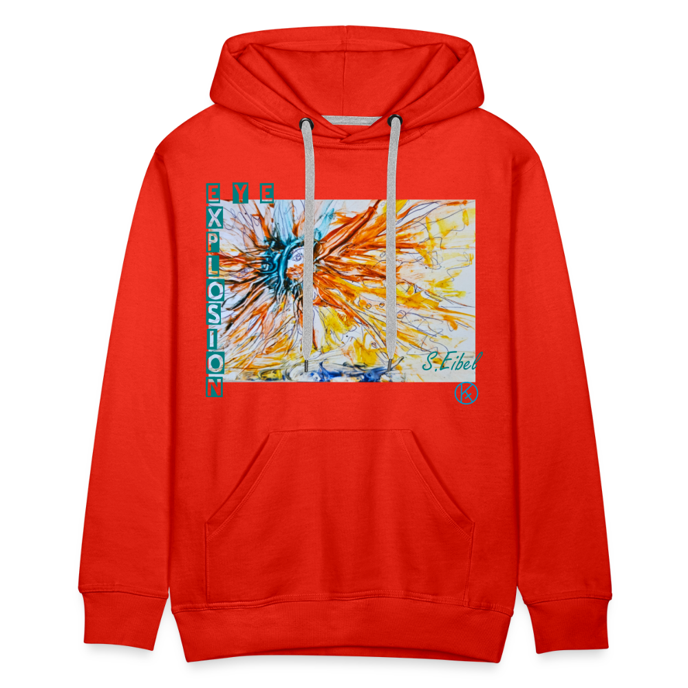 Eye Explosion - eibelartig - Palette - Männer Premium Hoodie - Rot