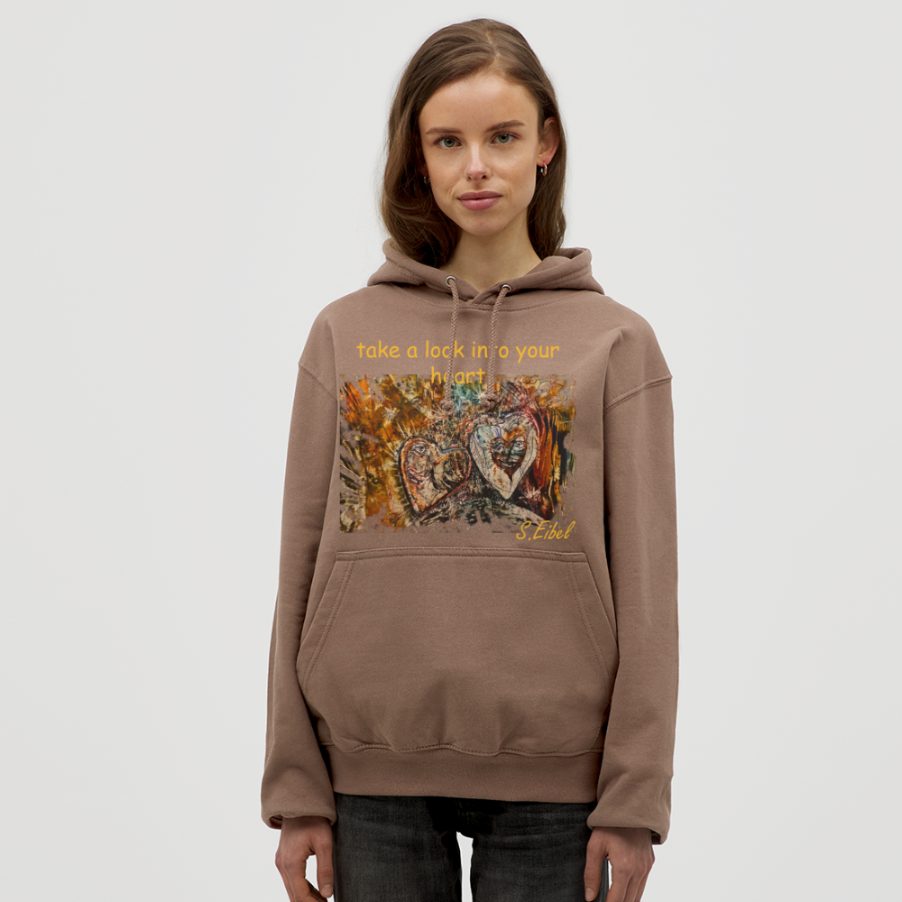 take a look into your heart - Unisex Hoodie - Mokka