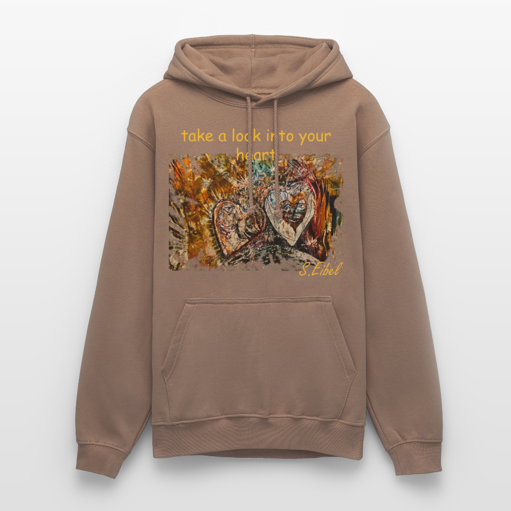 take a look into your heart - Unisex Hoodie - Mokka