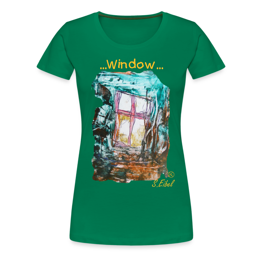 Window - eibelartig - Frauen Premium T-Shirt - Kelly Green