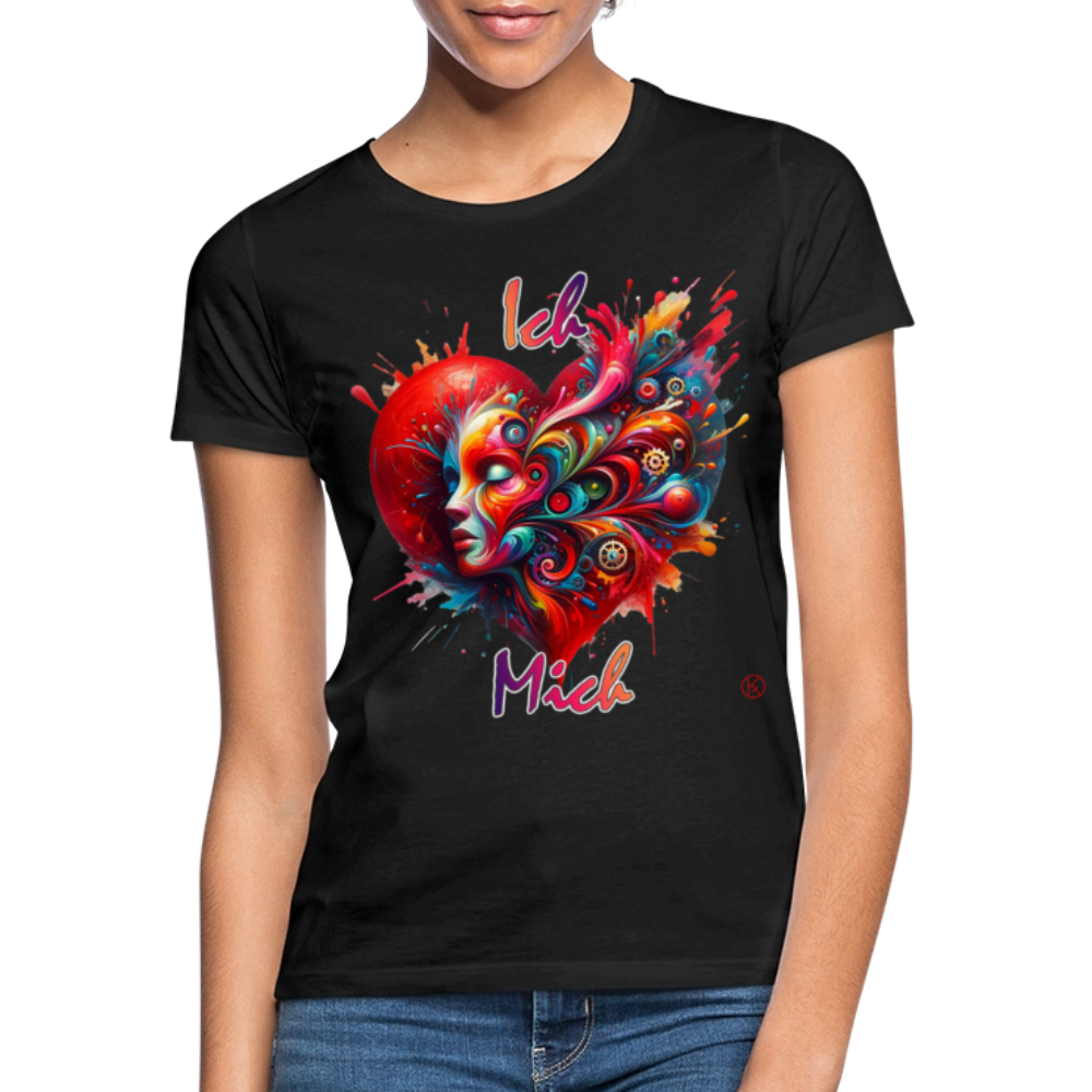 Ich liebe mich - Frauen T-Shirt - Schwarz