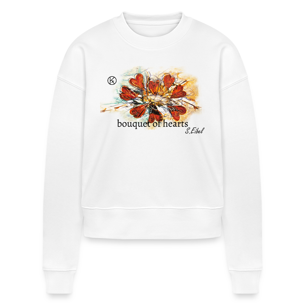 bouquet of hearts - eibelartig - Stanley/Stella Cropped Frauen Bio-Sweatshirt CROPSTER Stanley Stella - Weiß