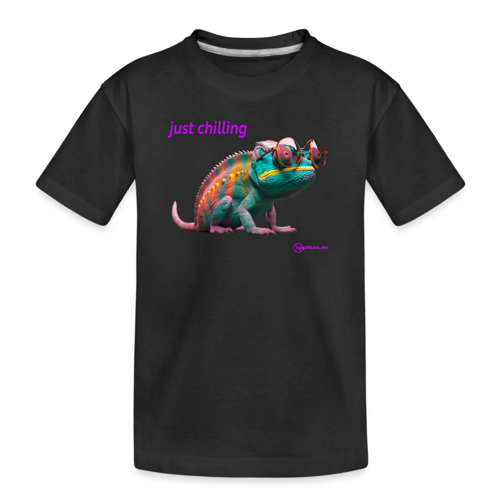 Teenager Premium Bio T-Shirt - Schwarz