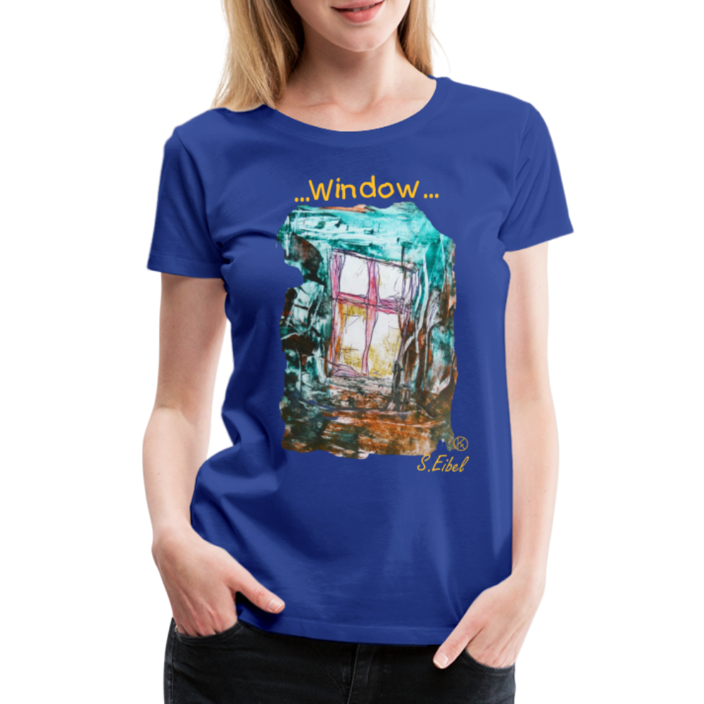 Window - eibelartig - Frauen Premium T-Shirt - Königsblau