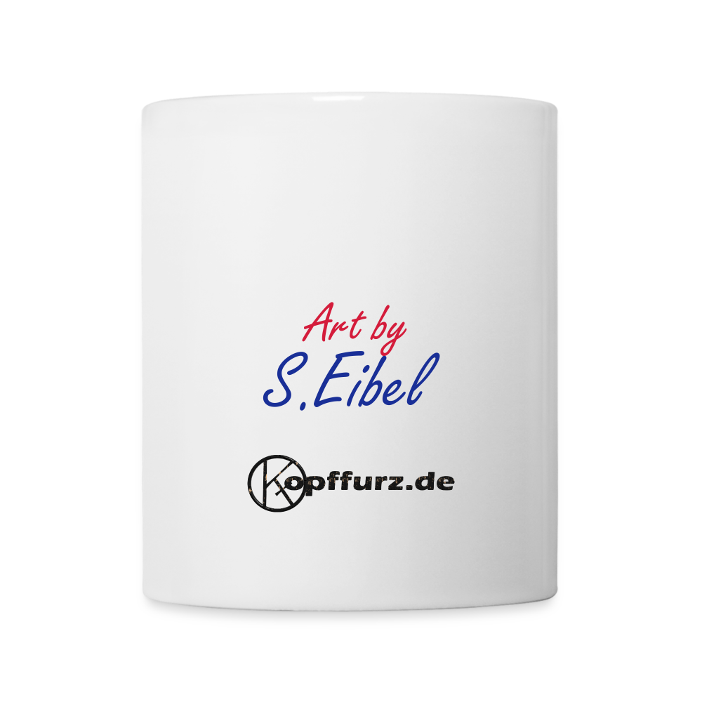 Eye Explosion - eibelartig - Tasse - Weiß