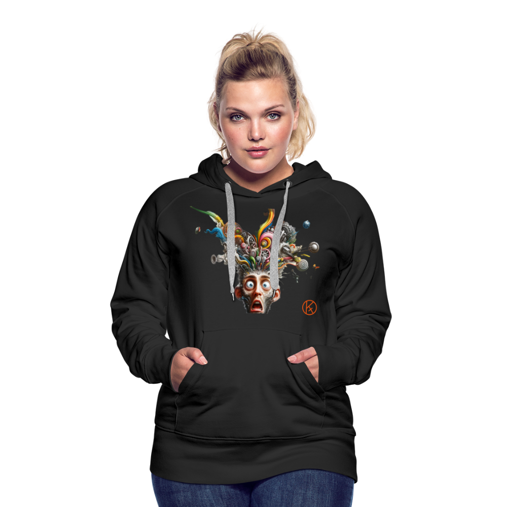 Showroom - Frauen Premium Hoodie Spreadshirt - Schwarz