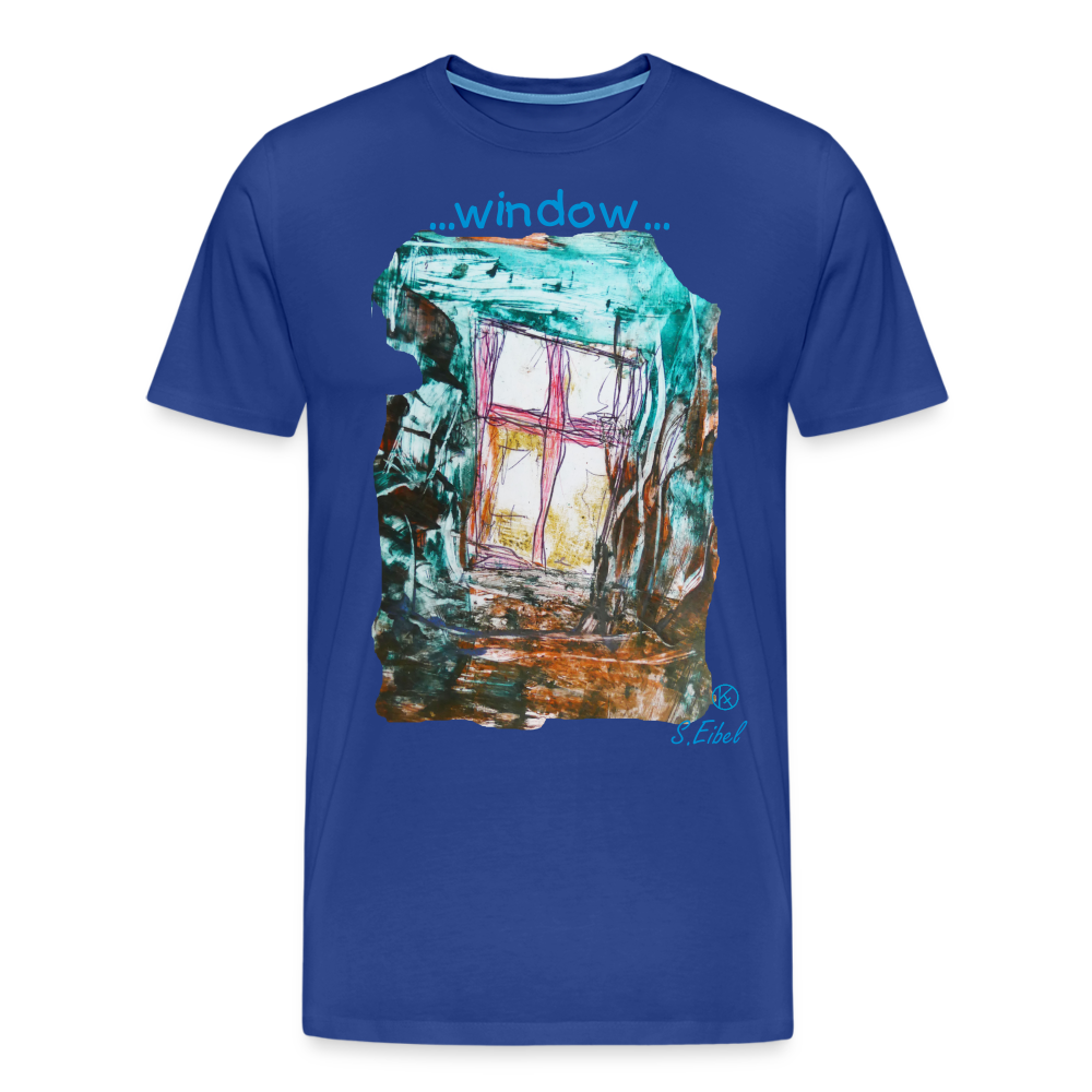 Window - eibelartig - Männer Premium T-Shirt - Königsblau