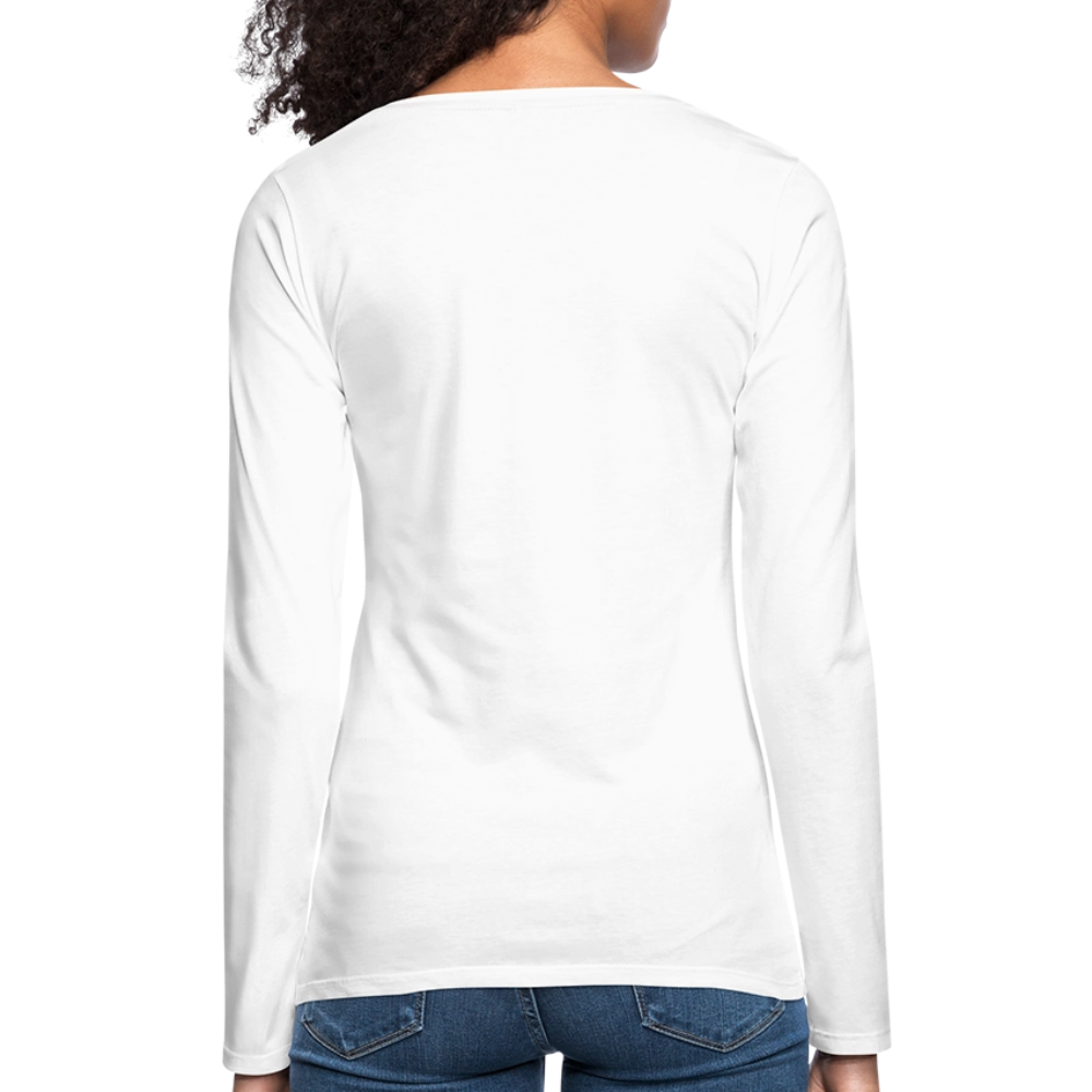 Showroom - Frauen Premium Langarmshirt - Weiß