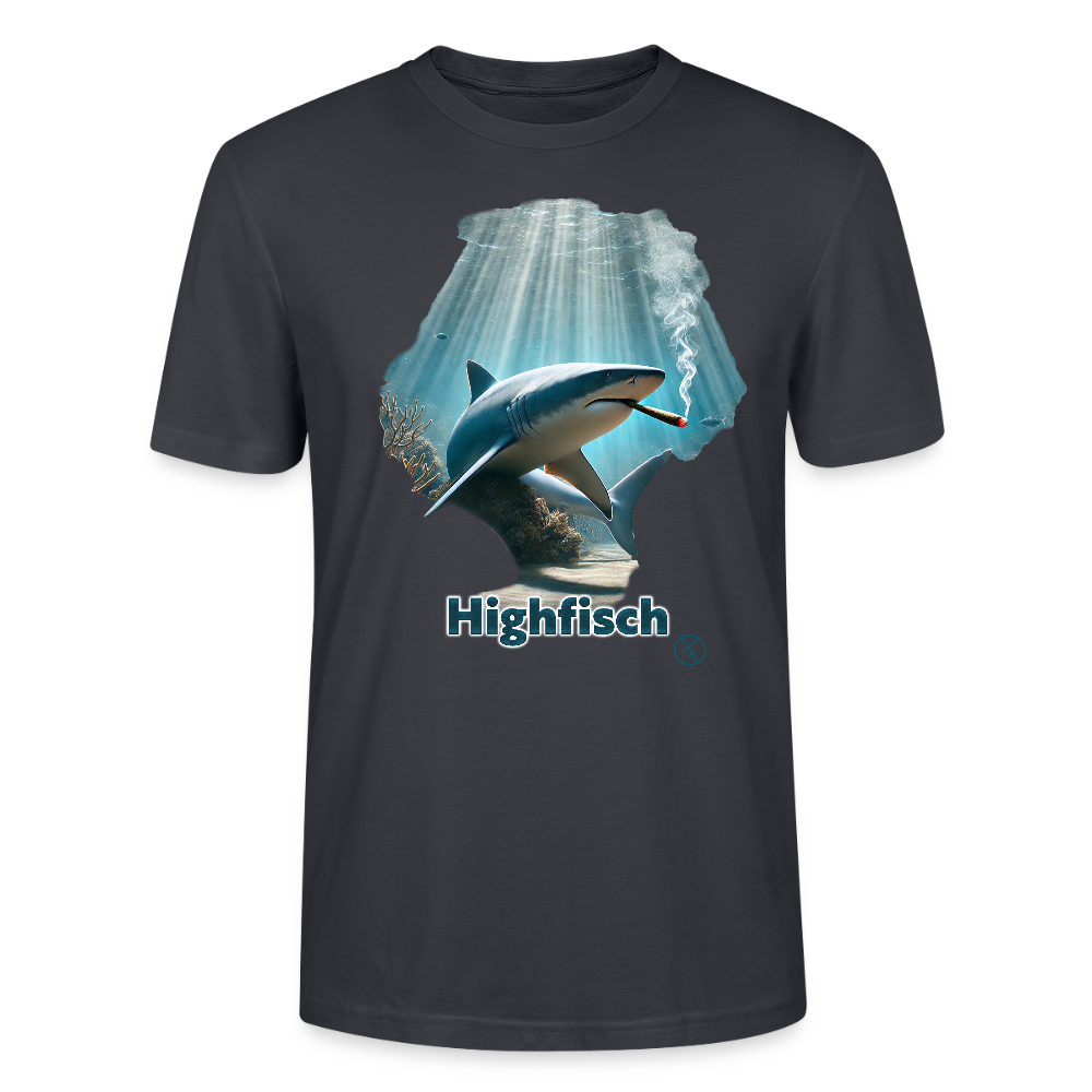 Highfisch - tierisch - Stanley/Stella Unisex T-Shirt CRAFTER - Dunkles Graublau