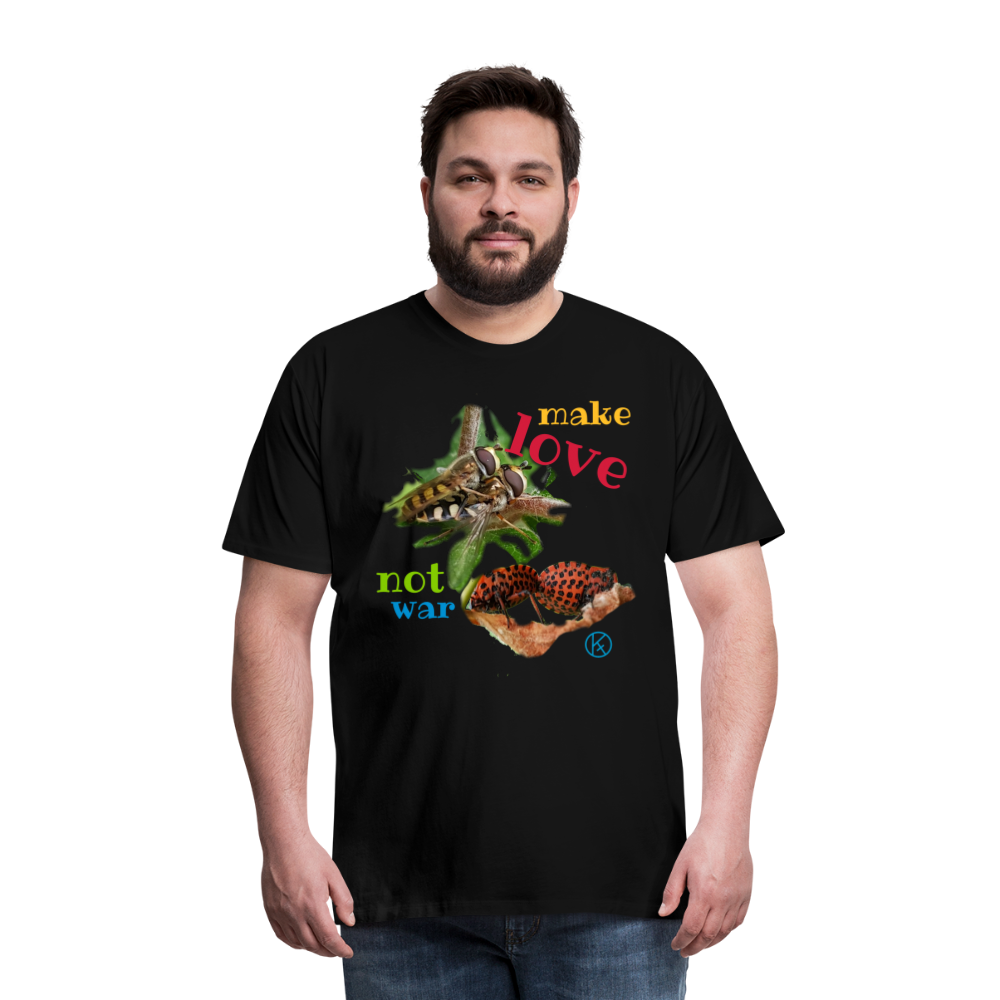 make-love - tierisches - Männer Premium T-Shirt - Schwarz