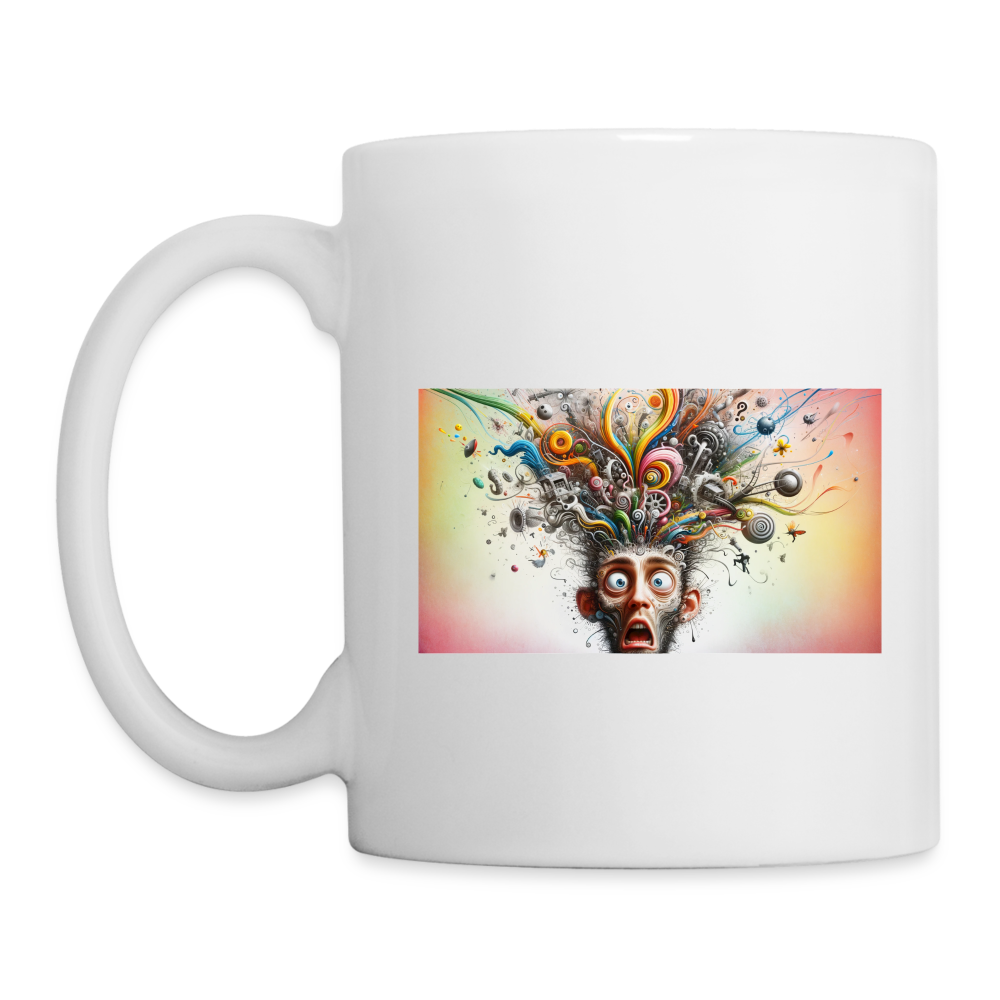 Kopffurz - Tasse - Weiß