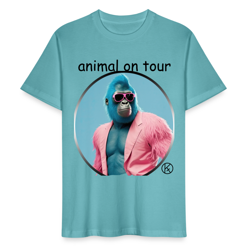 animal on tour-gorilla - tierisches - Stanley/Stella Unisex T-Shirt CRAFTER - Pastelltürkis