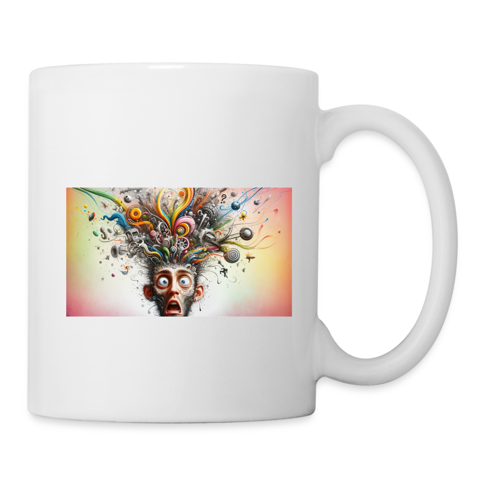 Kopffurz - Tasse - Weiß