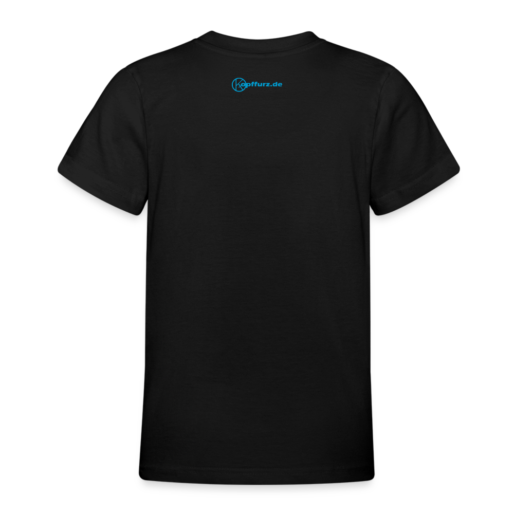 Guitar is my therapy - Teenager T-Shirt - Schwarz