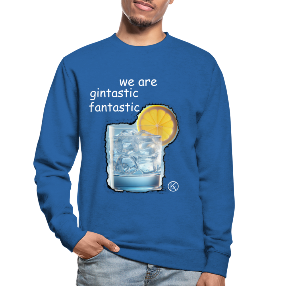 Gintastic-fantastic-gin - Unisex Pullover - Royalblau