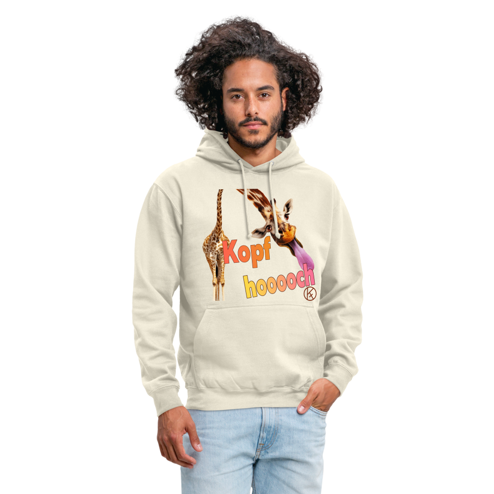 kopf hoch-giraffe - tierisches - Unisex Hoodie - Vanille-Milchshake