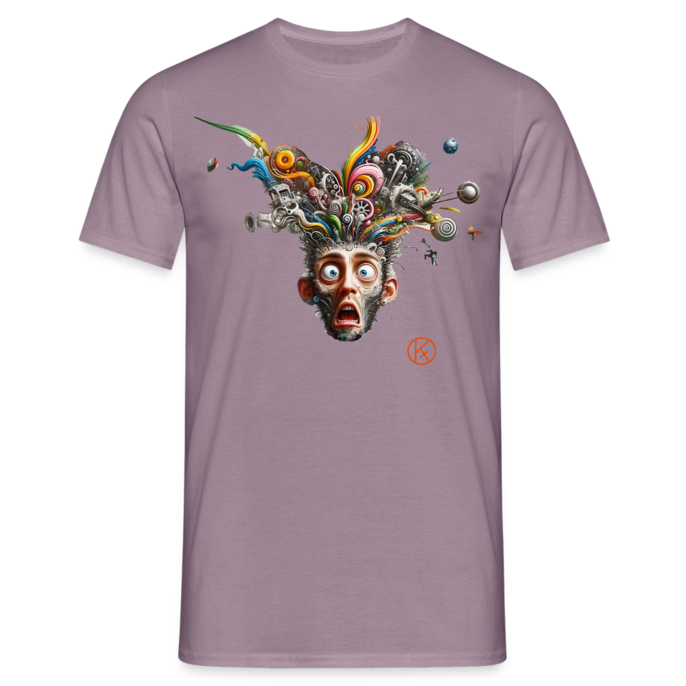 Showroom - Männer T-Shirt Gildan - Lilagrau