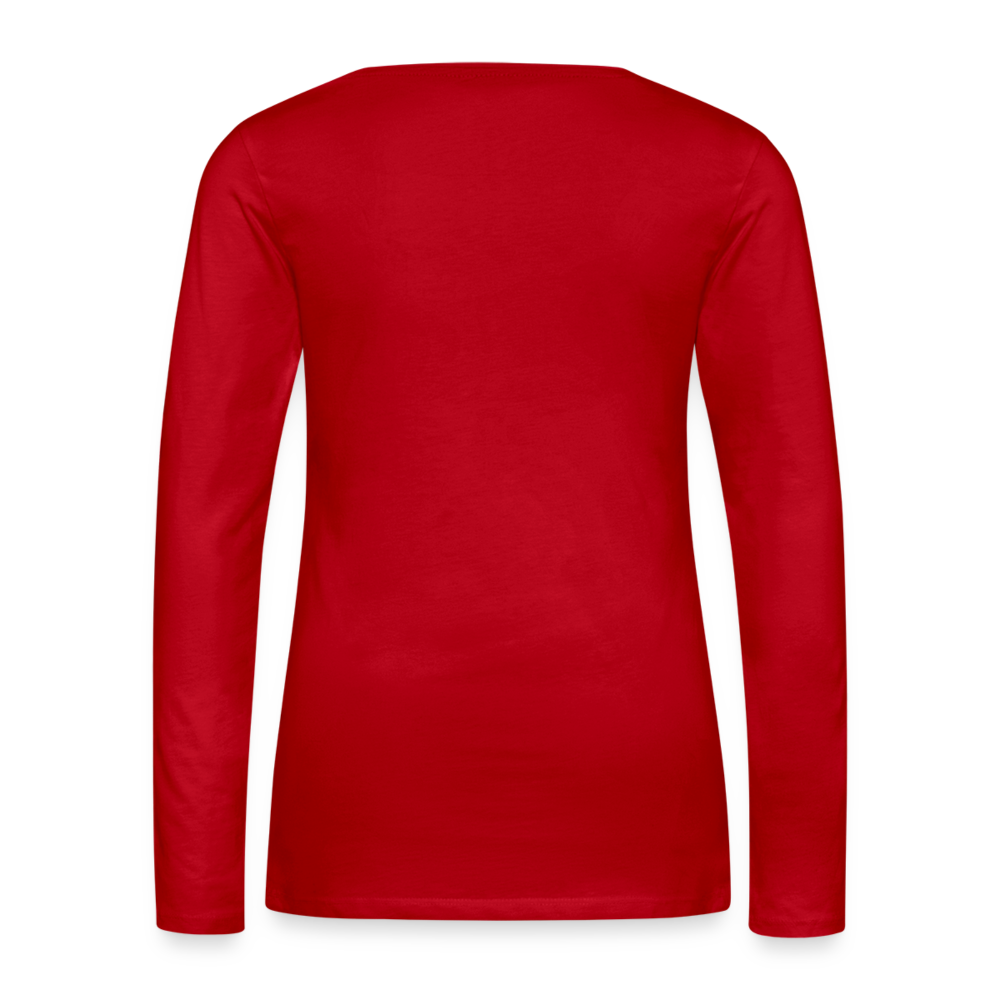 Showroom - Frauen Premium Langarmshirt - Rot