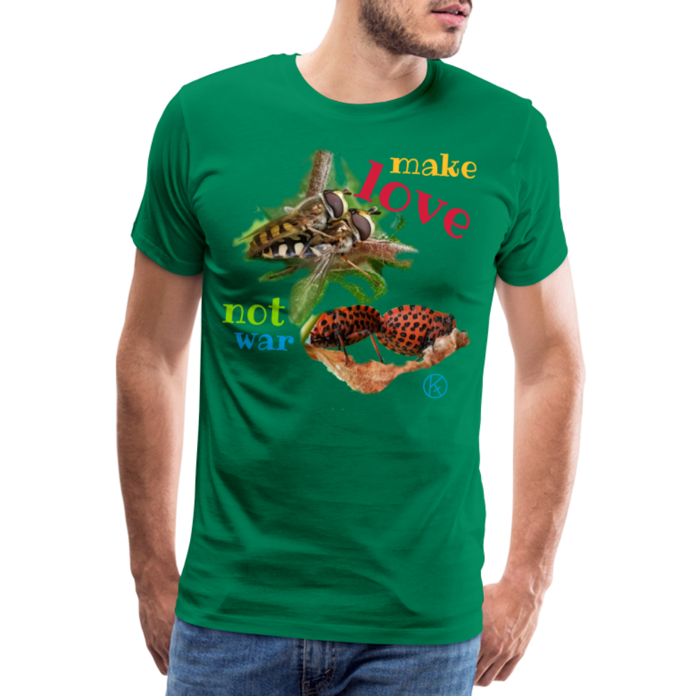 make-love - tierisches - Männer Premium T-Shirt - Kelly Green