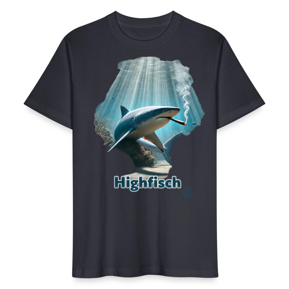 Highfisch - tierisch - Stanley/Stella Unisex T-Shirt CRAFTER - Dunkles Graublau
