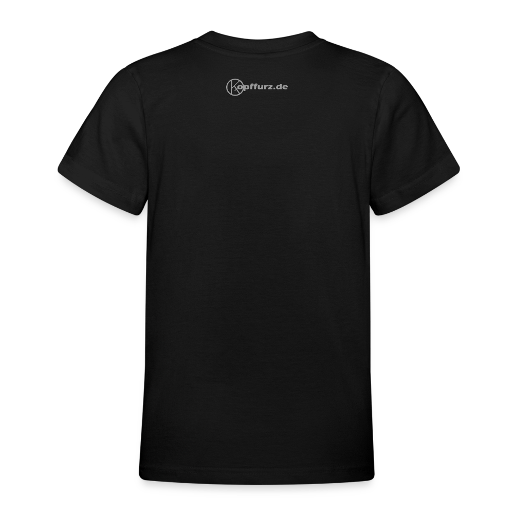 Guitar is my therapy - Teenager T-Shirt - Schwarz