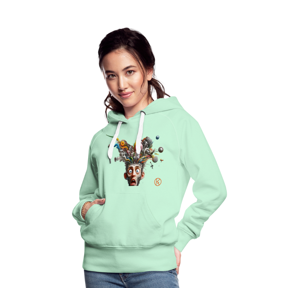 Showroom - Frauen Premium Hoodie Spreadshirt - helles Mintgrün
