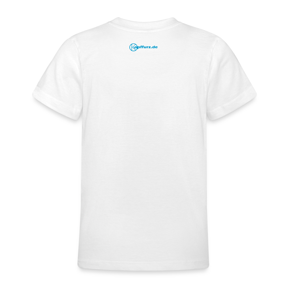 Guitar is my therapy - Teenager T-Shirt - Weiß