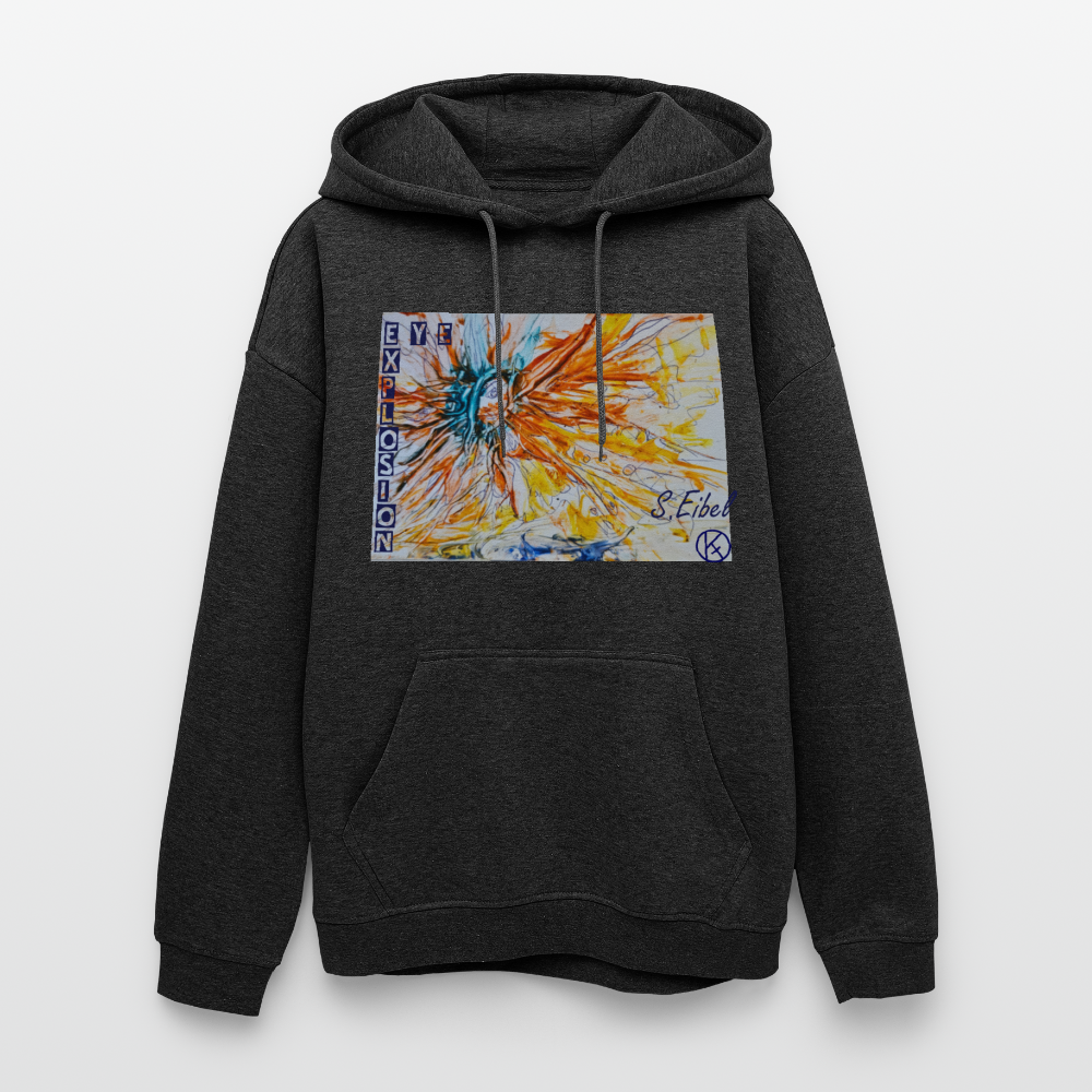 Eye Explosion - eibelartig - Palette - Oversized Unisex Hoodie Build your Brand - Anthrazit