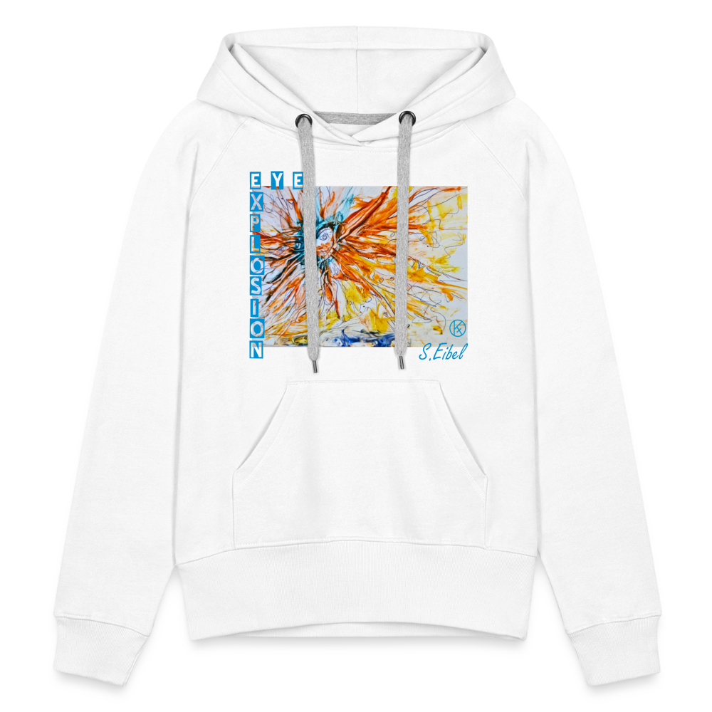 Eye Explosion - eibelartig - Frauen Premium Hoodie - Weiß