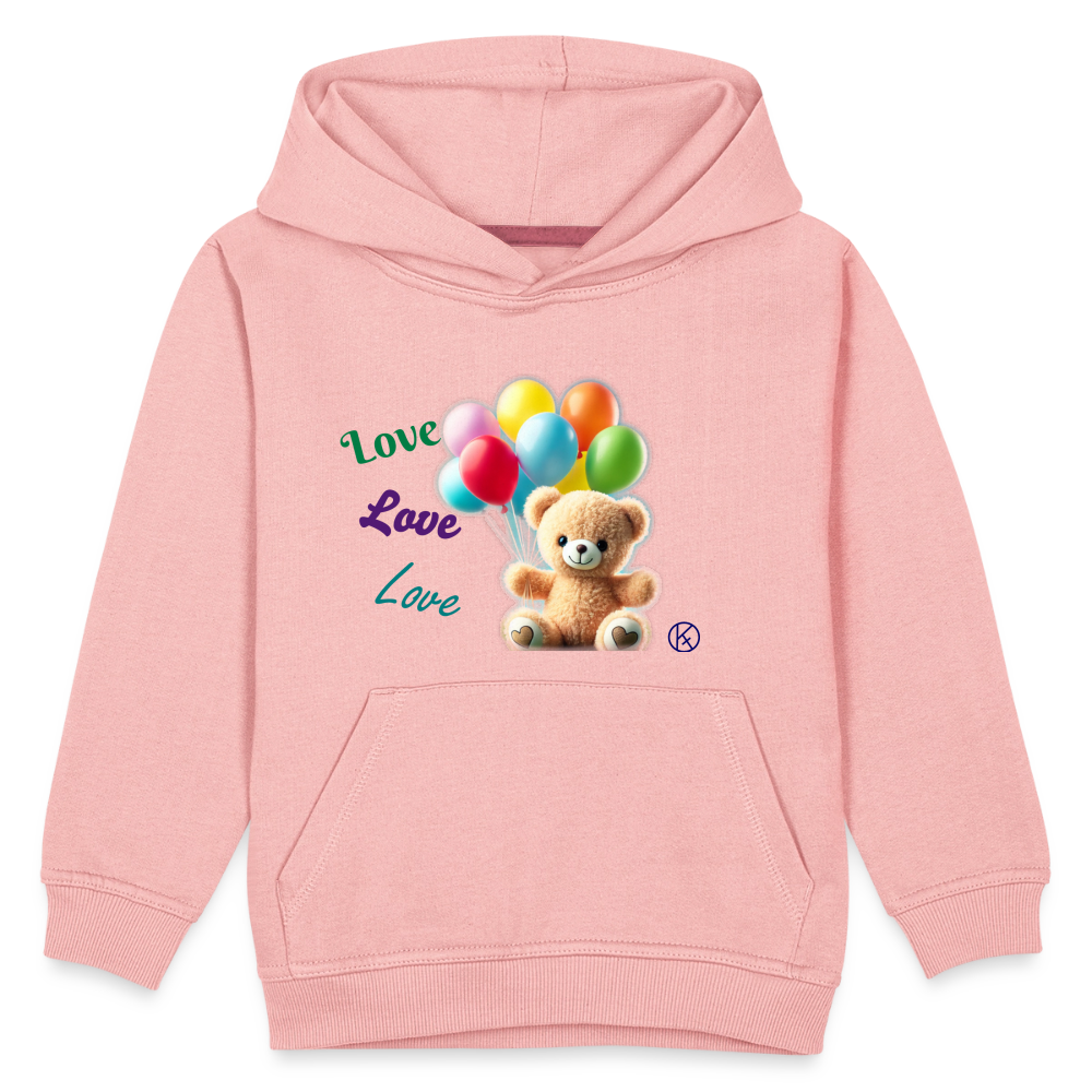 Love-Bear - tierisches - Teenager - Kinder Premium Hoodie - Kristallrosa